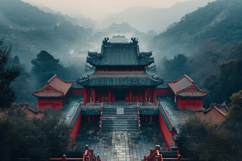 Shaolin Tempel Grafik