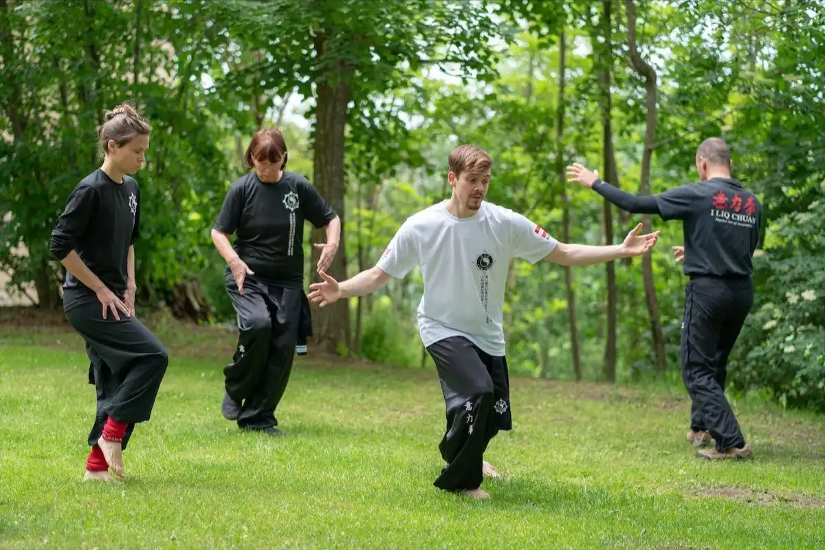 Taichi Wiener Gruppe Training Outdoor